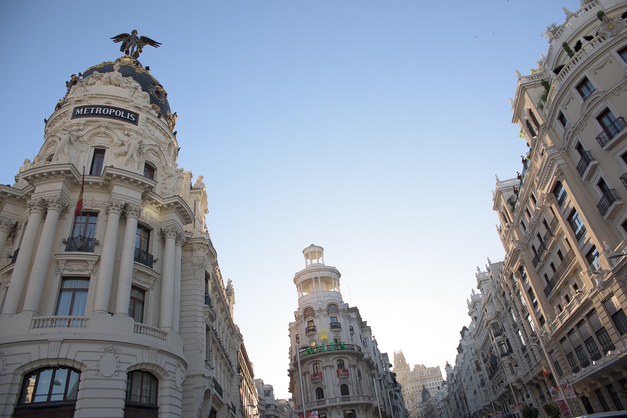 great way, city, madrid-spanien.