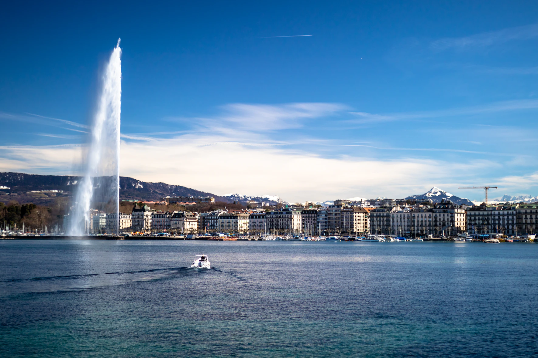 Genf am See Springbrunnen<br />
